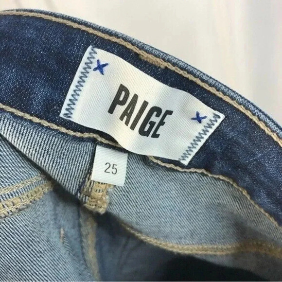 Paige Verdugo Ultra Skinny Mid Rise Skinny Jeans 25 - Picture 5 of 6